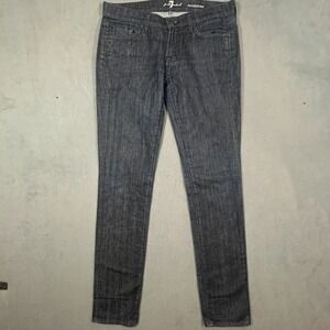 7 For all‎ Mankind Jeans Womens Size 30 Roxanne Dark Wash Straight Leg Stretch